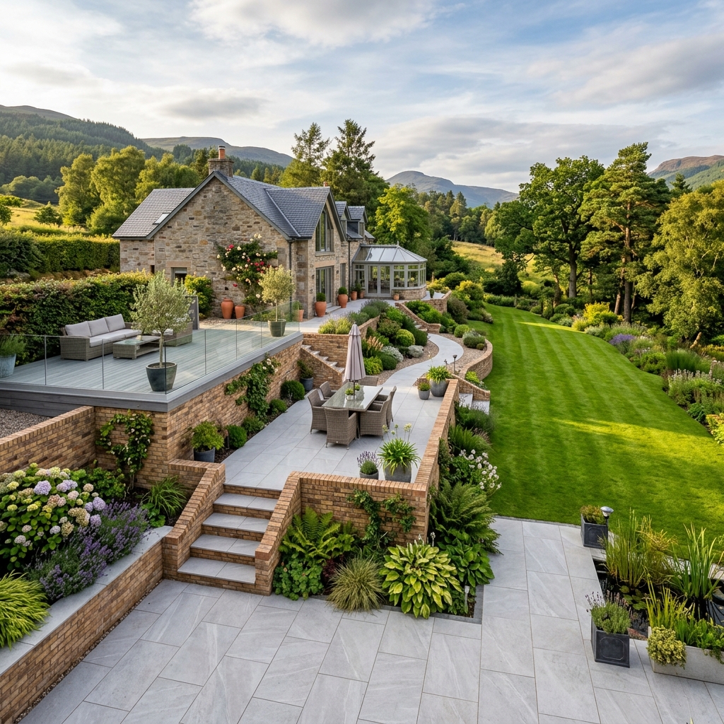Large Garden Design Ideas Scotland